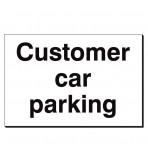 Customer Car Parking 240 x 360mm Sign
