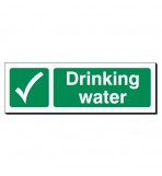 Drinking Water 120 x 360mm Sign